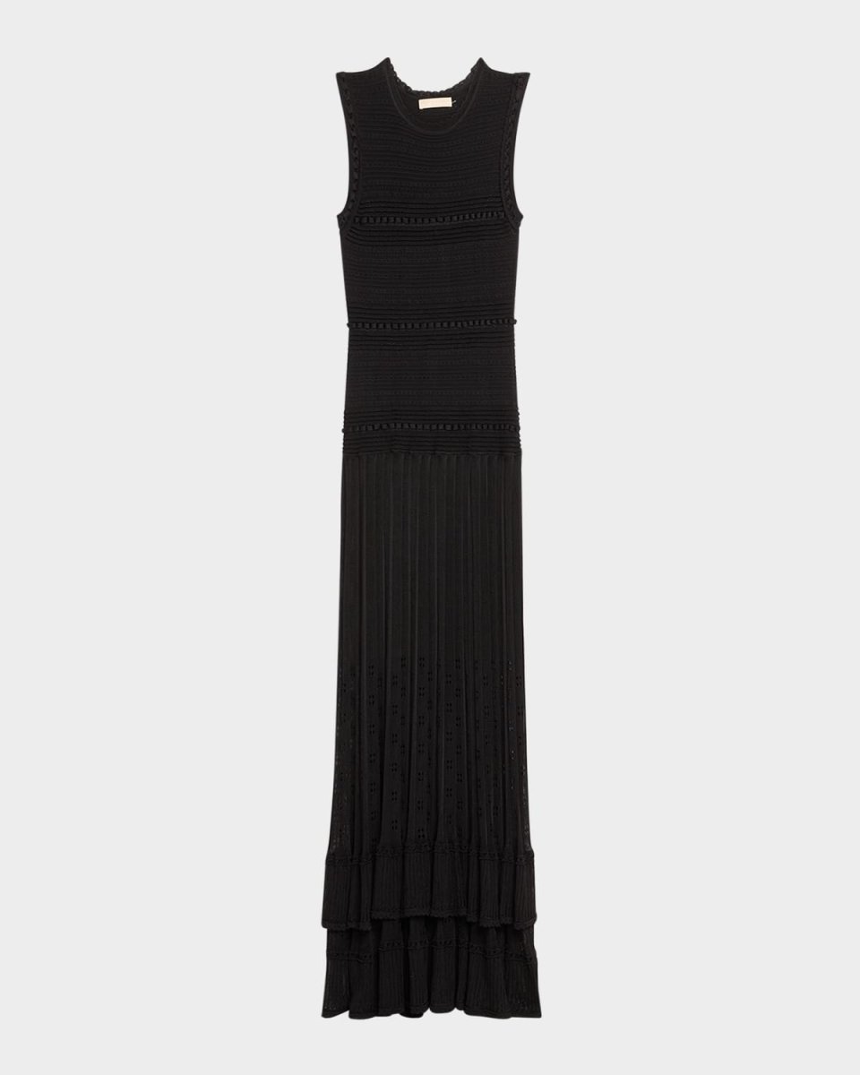 Mirelle Textured Knit Maxi Dress